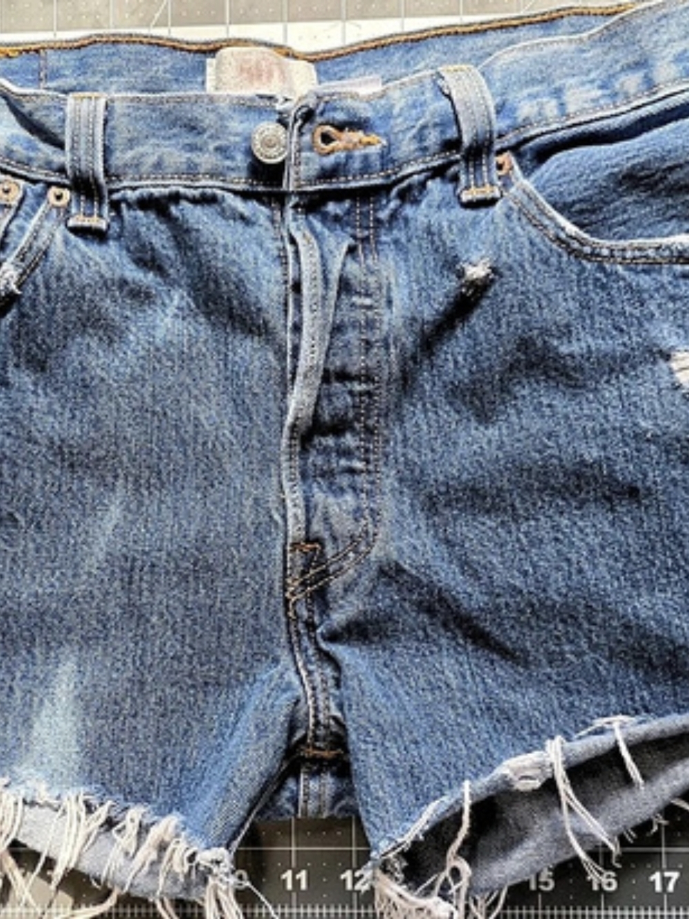 Levi's 501 Original Cut-Off Denim Shorts Waist 30